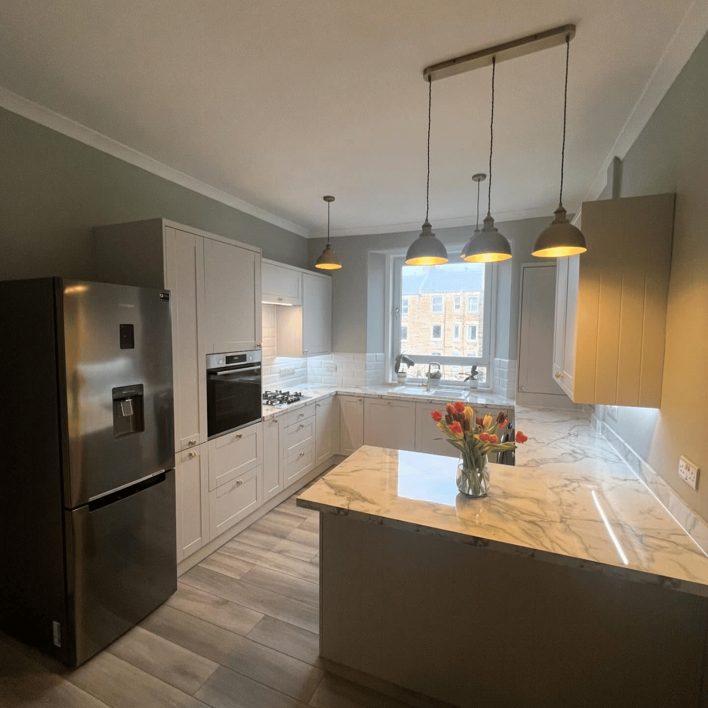 New kitchen fitted